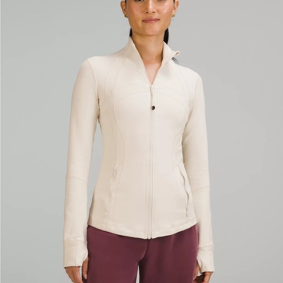 lululemon athletica Jackets & Blazers - Lululemon Women’s Cream Full-Zip Define Jacket luon 6 White Opal